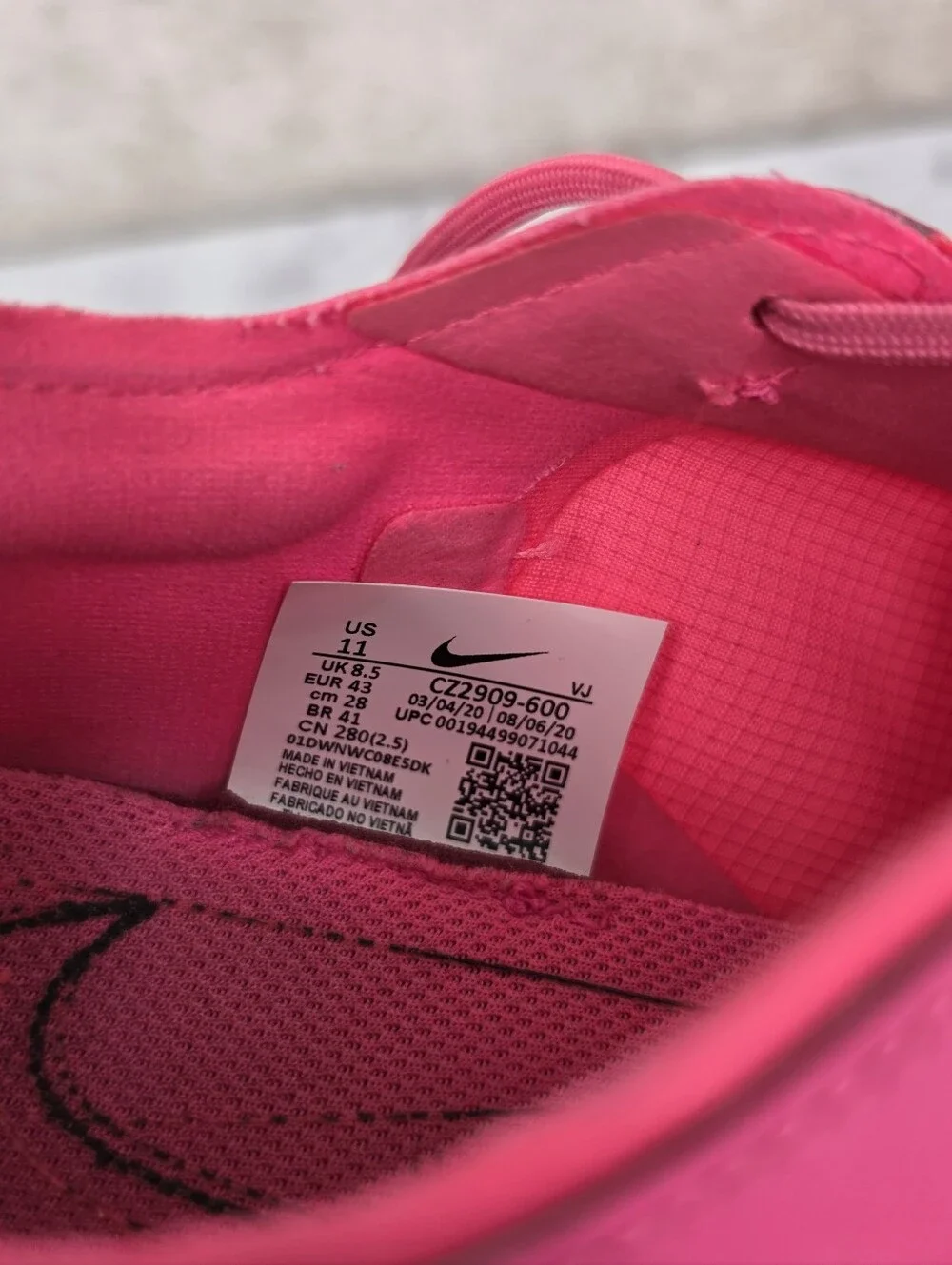Nike Zoom Double Stacked Hot Pink Blast Women's Size 11